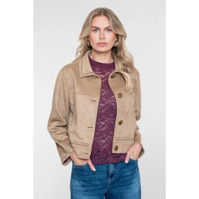 Geisha 65850-19 720 jacket suedine sand 65850-19 720 large