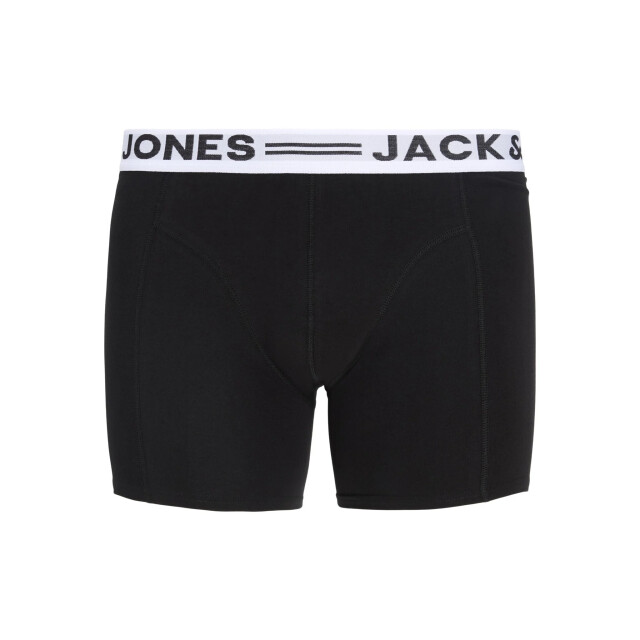 Jack & Jones Heren plus size boxershorts trunks jacsense 5-pack effen 12305045-Black large