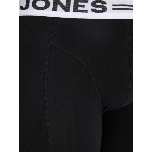 Jack & Jones Heren plus size boxershorts trunks jacsense 5-pack effen 12305045-Black large