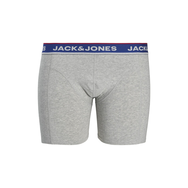 Jack & Jones Heren plus size boxershorts trunks jacsway 3-pack effen grijs/blauw/donkerblauw 12305038-Sodalite Blue large
