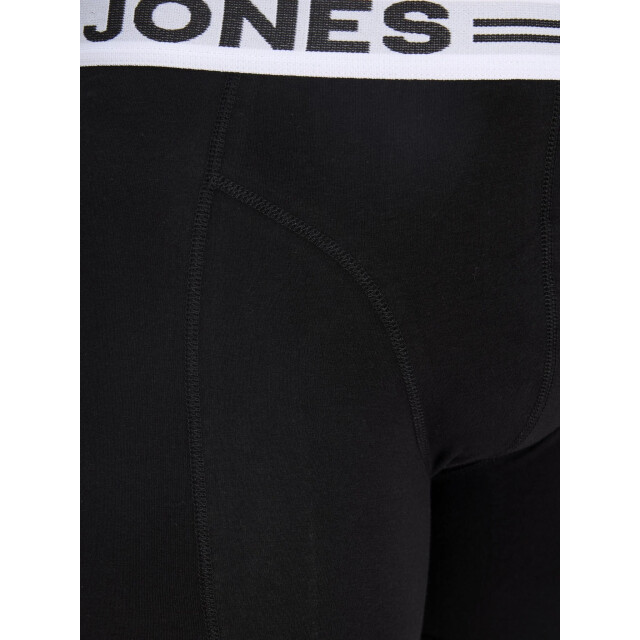Jack & Jones Heren plus size boxershorts trunks jacsense 5-pack effen 12305045-Black large