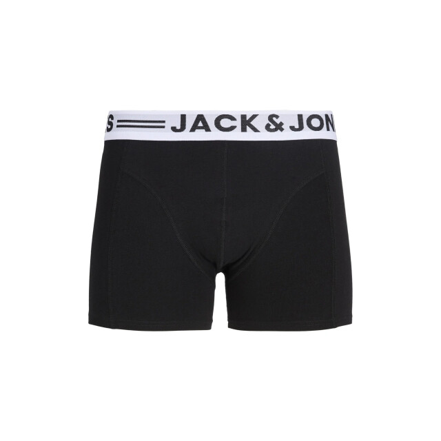 Jack & Jones Heren boxershorts trunks jacsense 5-pack effen 12298998-Black large