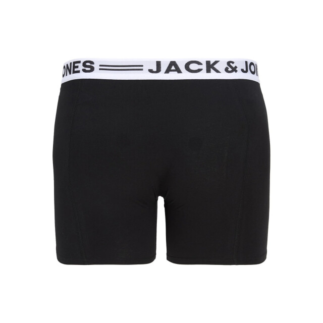Jack & Jones Heren plus size boxershorts trunks jacsense 5-pack effen 12305045-Black large