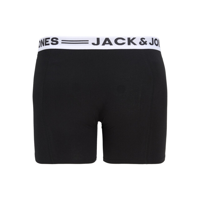 Jack & Jones Heren plus size boxershorts trunks jacsense 5-pack effen 12305045-Black large
