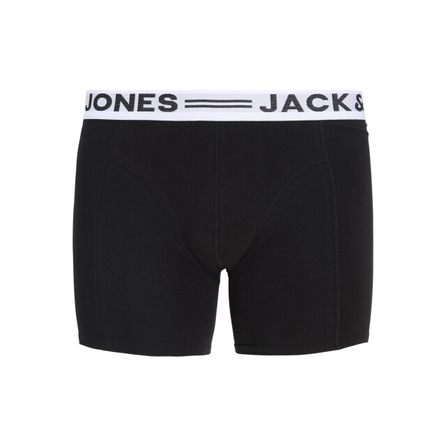 Jack & Jones Heren plus size boxershorts trunks jacsense 5-pack effen 12305045-Black large