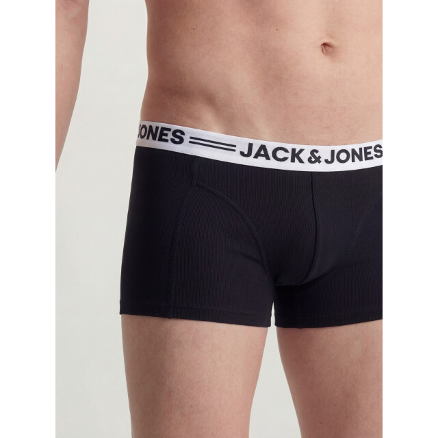 Jack & Jones Heren boxershorts trunks jacsense 5-pack effen 12298998-Black large