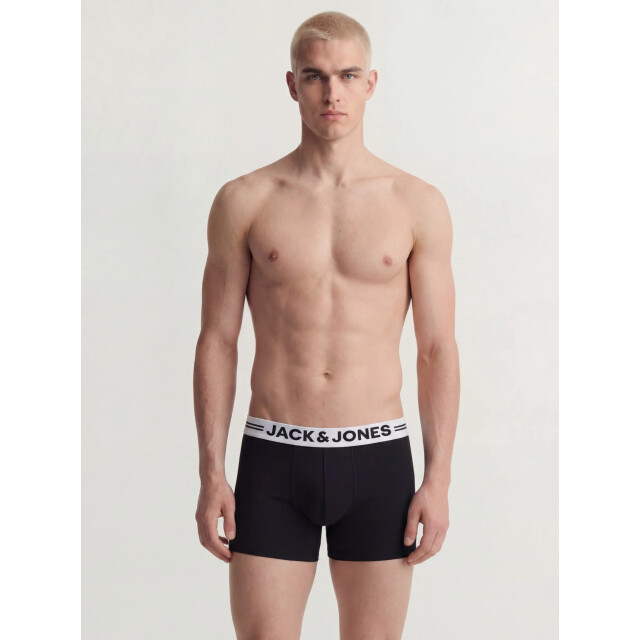 Jack & Jones Heren boxershorts trunks jacsense 5-pack effen 12298998-Black large