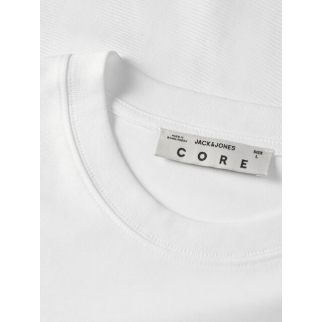 Jack & Jones Heren longsleeve t-shirt jcobarron print 12318058-Bright White large