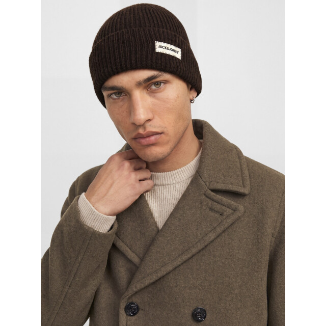 Jack & Jones Heren muts jaccolton beanie donker 12298792 large