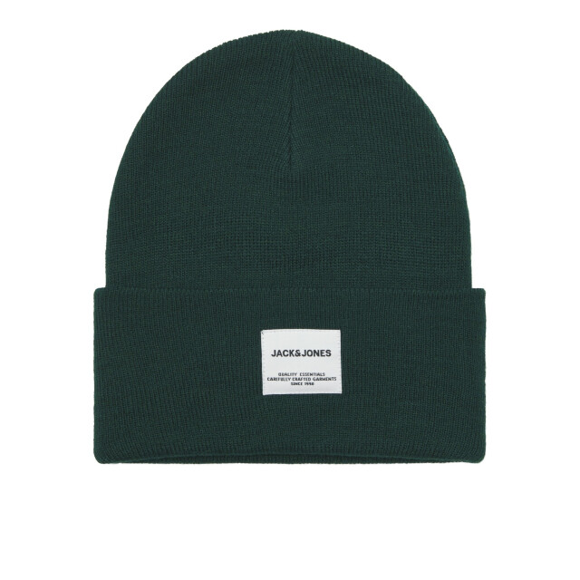 Jack & Jones Heren muts jaclong knit beanie groen/blauw 12150627 large