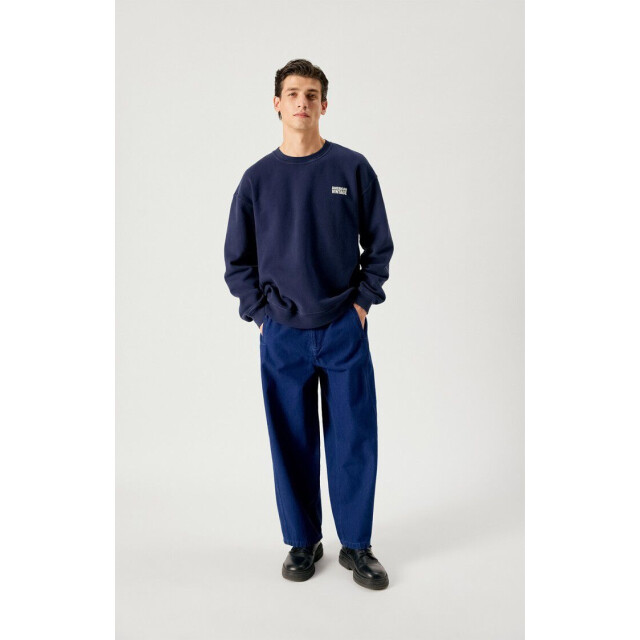 American Vintage Mpli03b sweat plizzy navy MPLI03B large