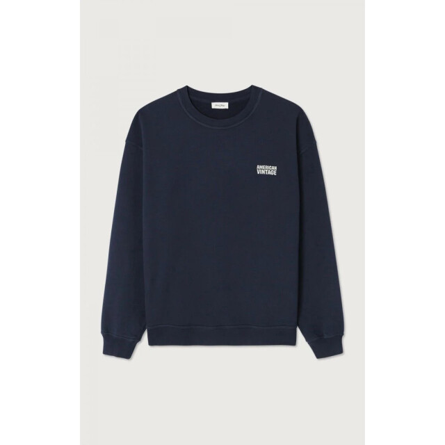 American Vintage Mpli03b sweat plizzy navy MPLI03B large