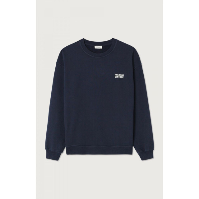 American Vintage Mpli03b sweat plizzy navy MPLI03B large