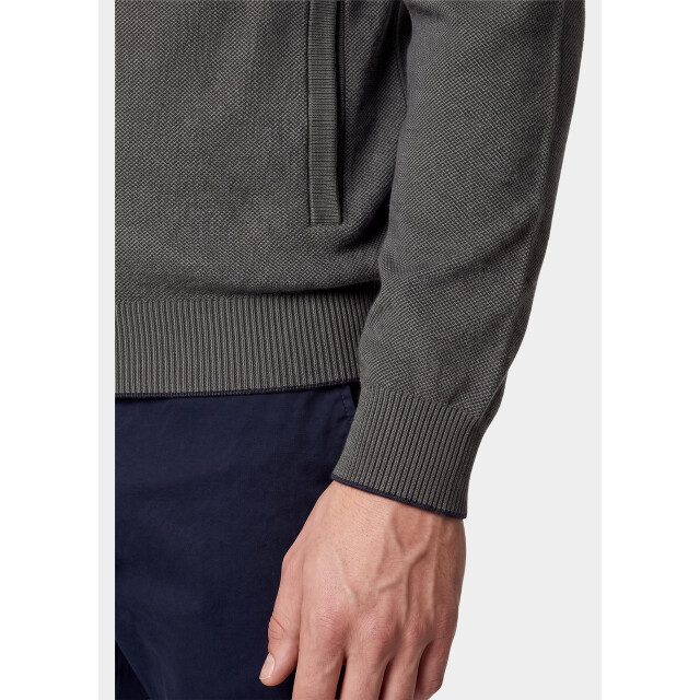 Baileys Vest heren cardigan zip all-over 2-tone 622009/775 212441 large