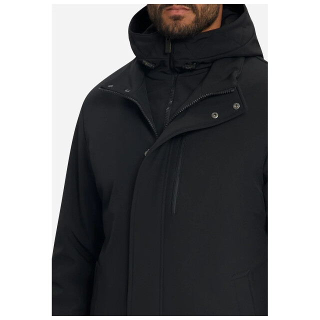 No Excess Jacket hooded softshell black 33630818SN-020 large