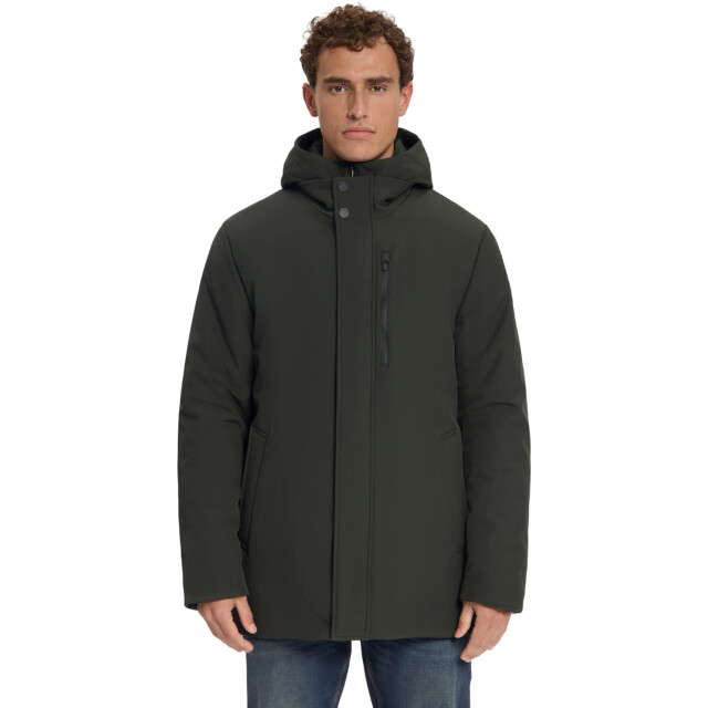 No Excess Jacket hooded softshell dark army 33630818SN-059 large