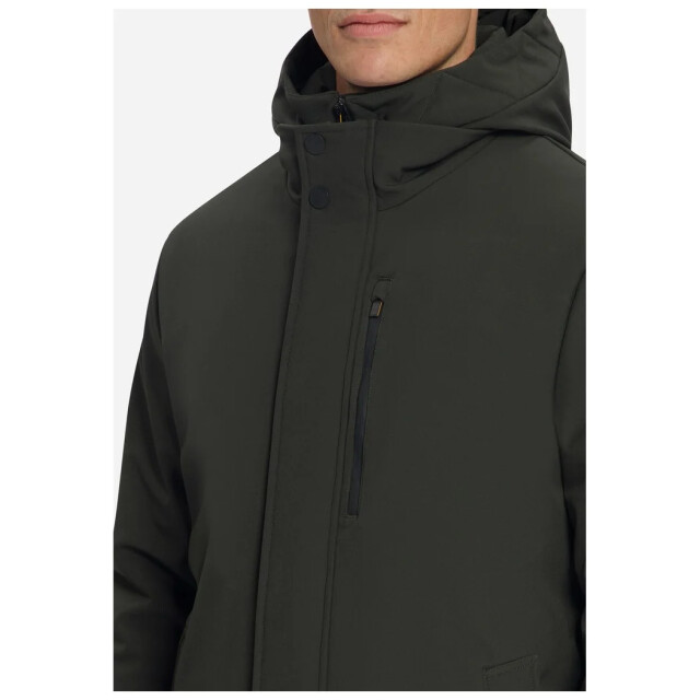 No Excess Jacket hooded softshell dark army 33630818SN-059 large