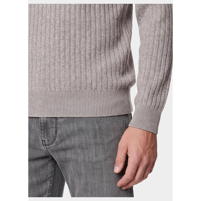 Baileys Half zip all-over twisted structure kn 628445/985 212785 large