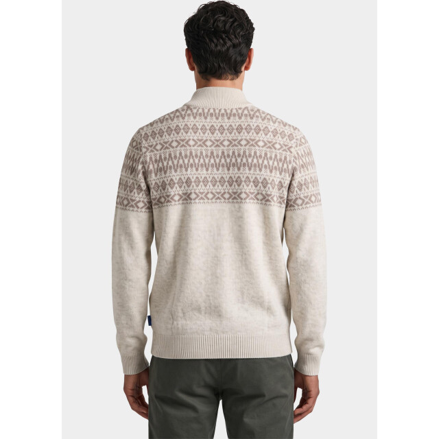 Baileys Half zip 10gg, nordic knit jacquard at 628428/825 212769 large