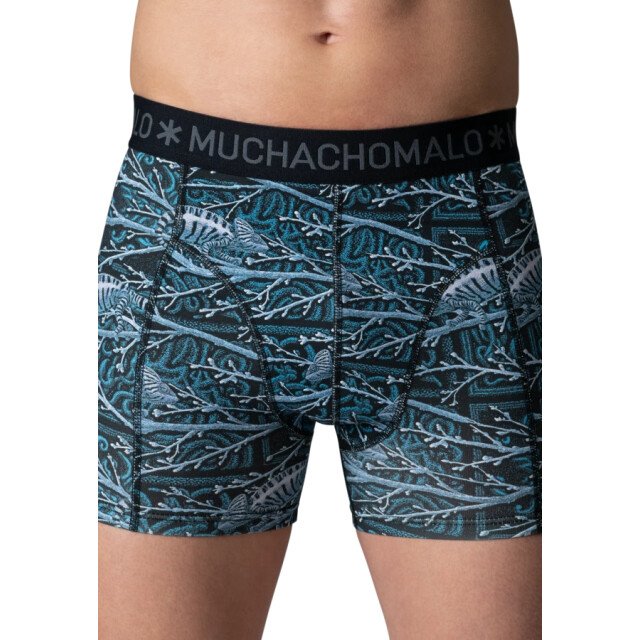 Muchachomalo Chameleon 3-pack 01 print/print/solid heren boxers 01 Print/Print/Solid/CHAMELEON 3-Pack large