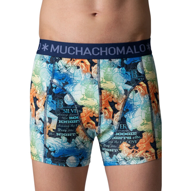 Muchachomalo Boogieknights 3-pack 01 print/print/solid heren boxers 01 Print/Print/Solid/BOOGIEKNIGHTS 3-PACK large