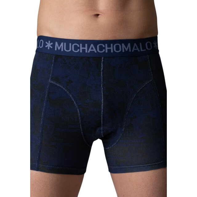 Muchachomalo Boogieknights 3-pack 01 print/print/solid heren boxers 01 Print/Print/Solid/BOOGIEKNIGHTS 3-PACK large