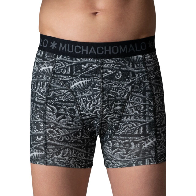 Muchachomalo Chameleon 3-pack 01 print/print/solid heren boxers 01 Print/Print/Solid/CHAMELEON 3-Pack large