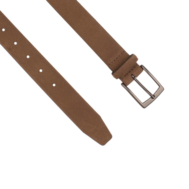 PRESLY & SUN Ps30-25 130 taupe nette suede heren riem  130TAupe/PS30-25 large