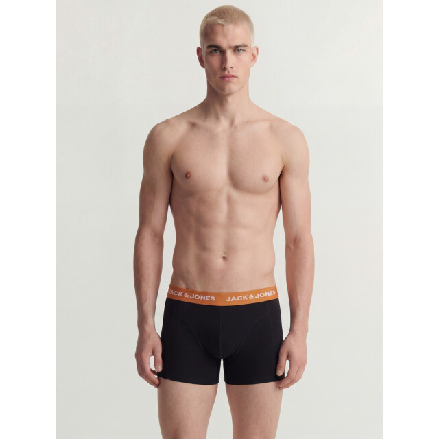 Jack & Jones Heren boxershorts trunks jacoliver 5-pack effen 12259103-Black large