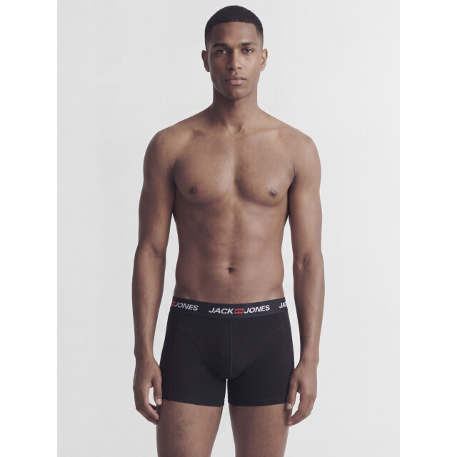 Jack & Jones Heren boxershorts trunks jaccorp 7-pack effen 12282781-Black/Black WB large