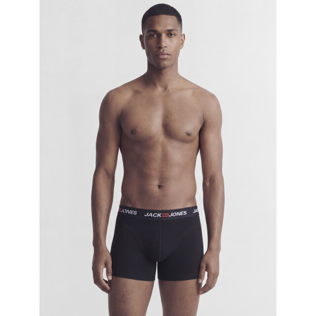 Jack & Jones Heren boxershorts trunks jaccorp 7-pack effen 12282781-Black/Black WB large