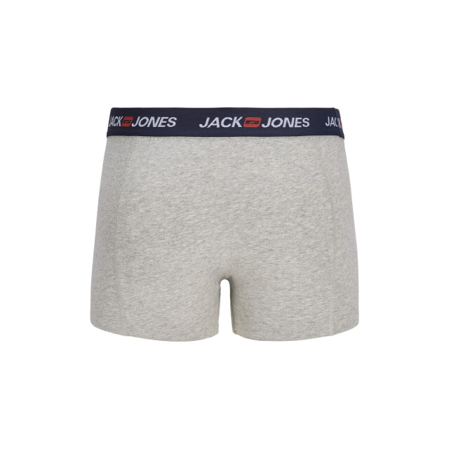 Jack & Jones Heren boxershorts trunks jaccorp 7-pack grijs/donkerblauw/zwart 12282781-Black/NB/DGM/LGM large