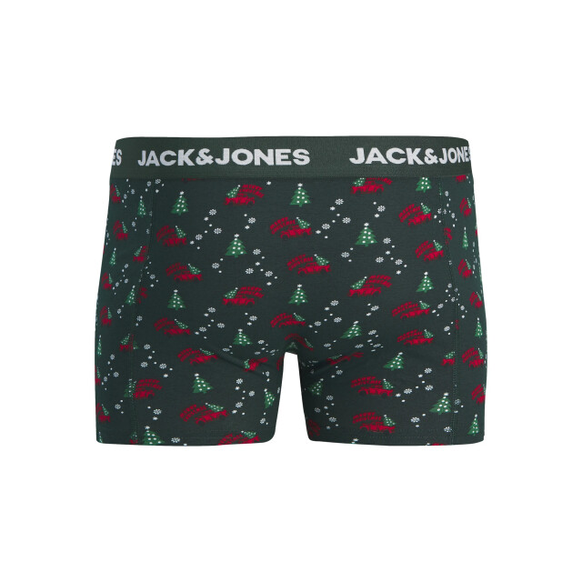 Jack & Jones Heren kerst boxershorts trunks jacxmas 5-pack donkerblauw/donkergroen 12298685-Navy Blazer large
