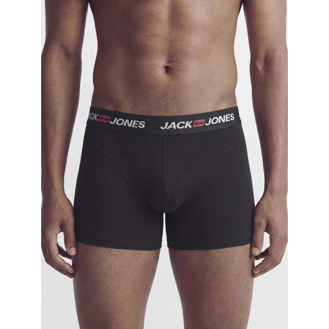 Jack & Jones Heren boxershorts trunks jaccorp 7-pack effen 12282781-Black/Black WB large
