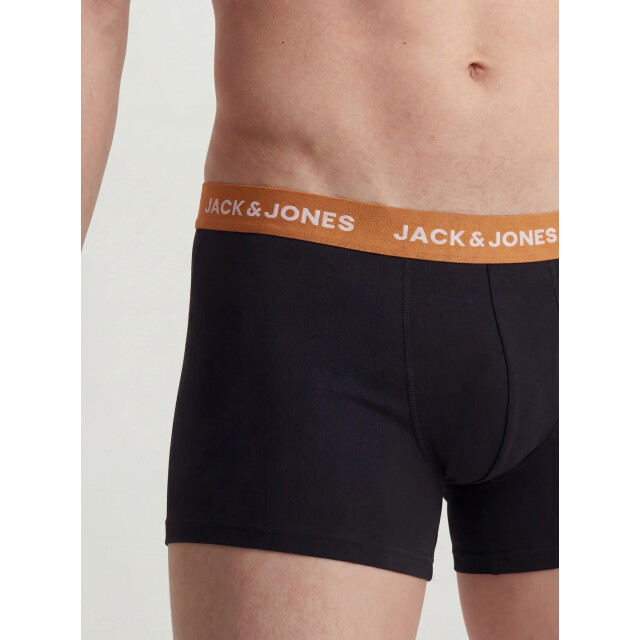 Jack & Jones Heren boxershorts trunks jacoliver 5-pack effen 12259103-Black large