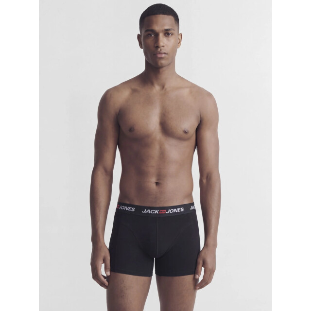 Jack & Jones Heren boxershorts trunks jaccorp 7-pack effen 12282781-Black/Black WB large