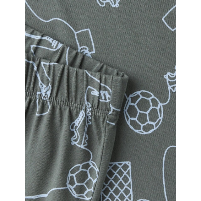 Name It Jongens lange pyjama set nkmnightset voetbal print 13257782-Urban Chic large