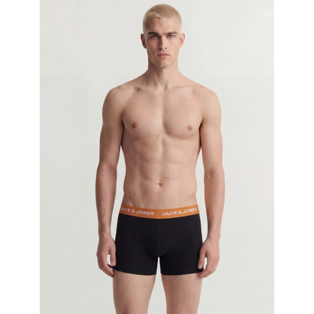 Jack & Jones Heren boxershorts trunks jacoliver 5-pack effen 12259103-Black large