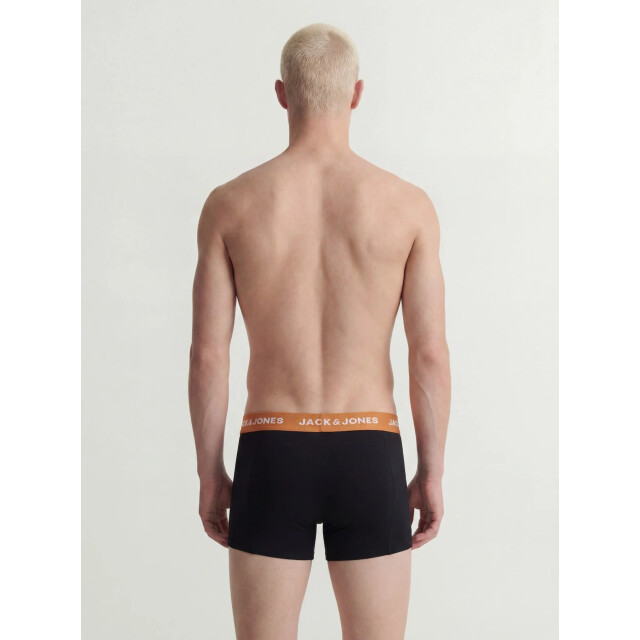 Jack & Jones Heren boxershorts trunks jacoliver 5-pack effen 12259103-Black large