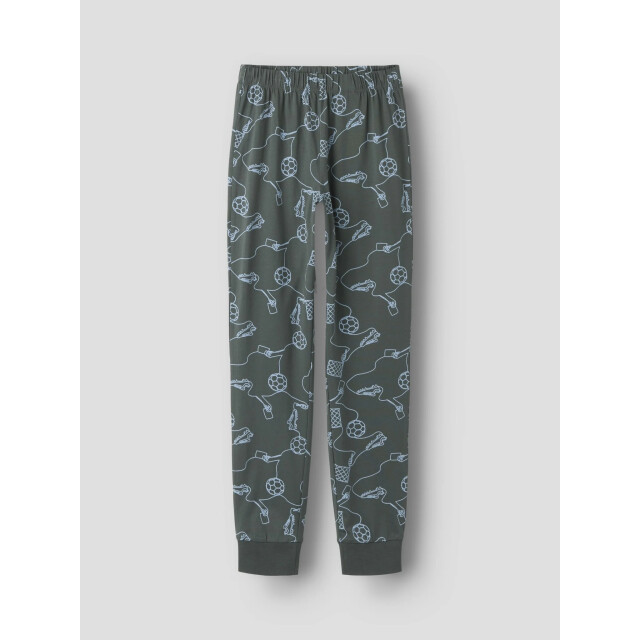 Name It Jongens lange pyjama set nkmnightset voetbal print 13257782-Urban Chic large