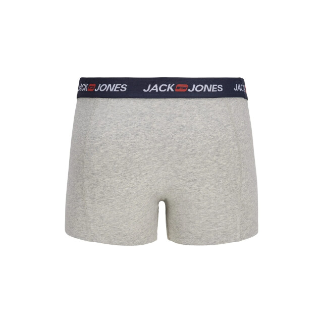 Jack & Jones Heren boxershorts trunks jaccorp 7-pack grijs/donkerblauw/zwart 12282781-Black/NB/DGM/LGM large