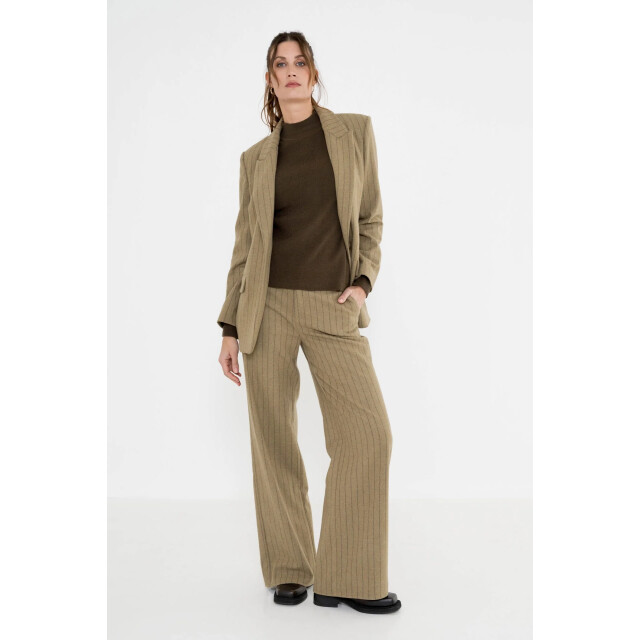Zizo Fa26.sell.502 sella pants stripe khaki Fa26.Sell.502 large