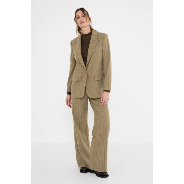 Zizo Fa26.sell.502 sella pants stripe khaki Fa26.Sell.502 large