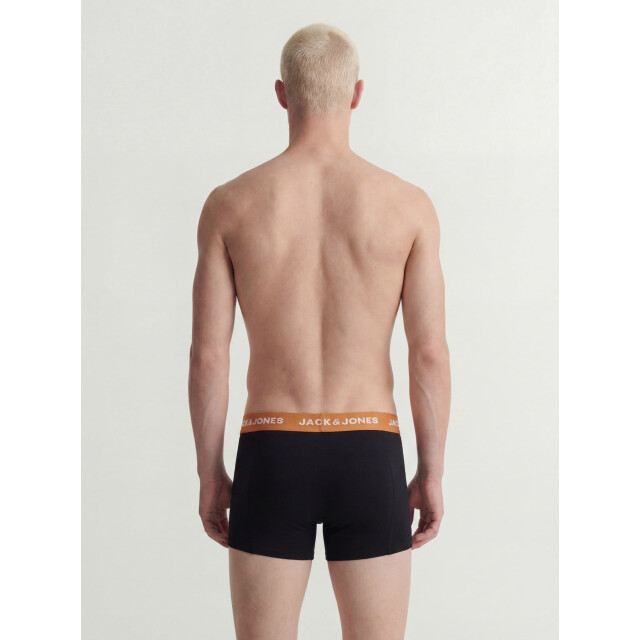 Jack & Jones Heren boxershorts trunks jacoliver 5-pack effen 12259103-Black large