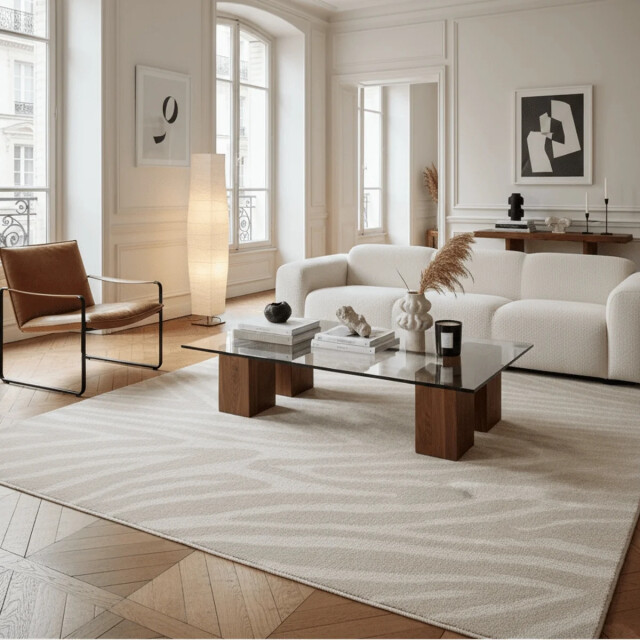 AFK Living Superzacht tapijt met zebra-effect buffon 3705000 large