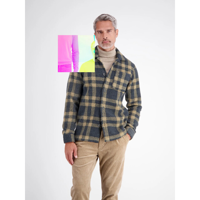 Lerros Heren overshirt 26o4543 485 classic Lerros Overshirt 26O4543 485ClassicNavy large