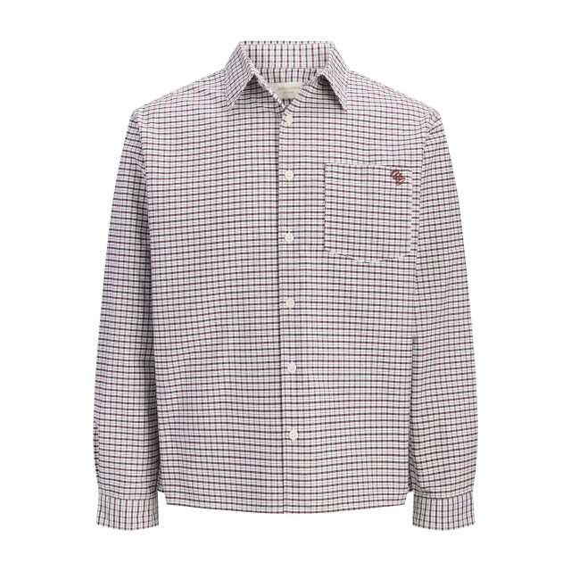Jack & Jones jorfrederiksberg oxford shirt ls sn 12300969 chocolate truffle 05631.880.0003 large