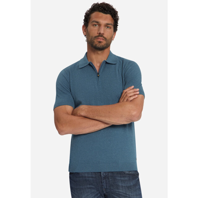 No Excess Heren polo 33220792 132 shadow blue NoExcess Polo 33220792 132ShadowBlue large