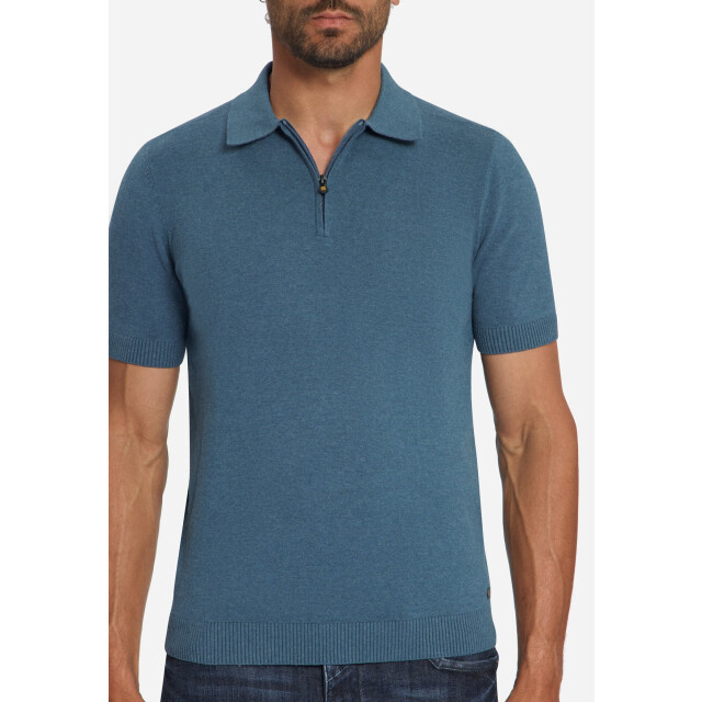 No Excess Heren polo 33220792 132 shadow blue NoExcess Polo 33220792 132ShadowBlue large