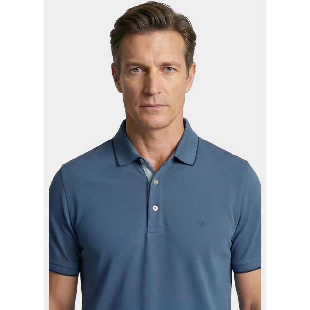 Baileys Polo heren poloshirt 2-tone solid 615214/64 206042 large